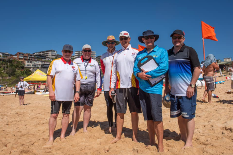 Michael Bate with Freshwater officials