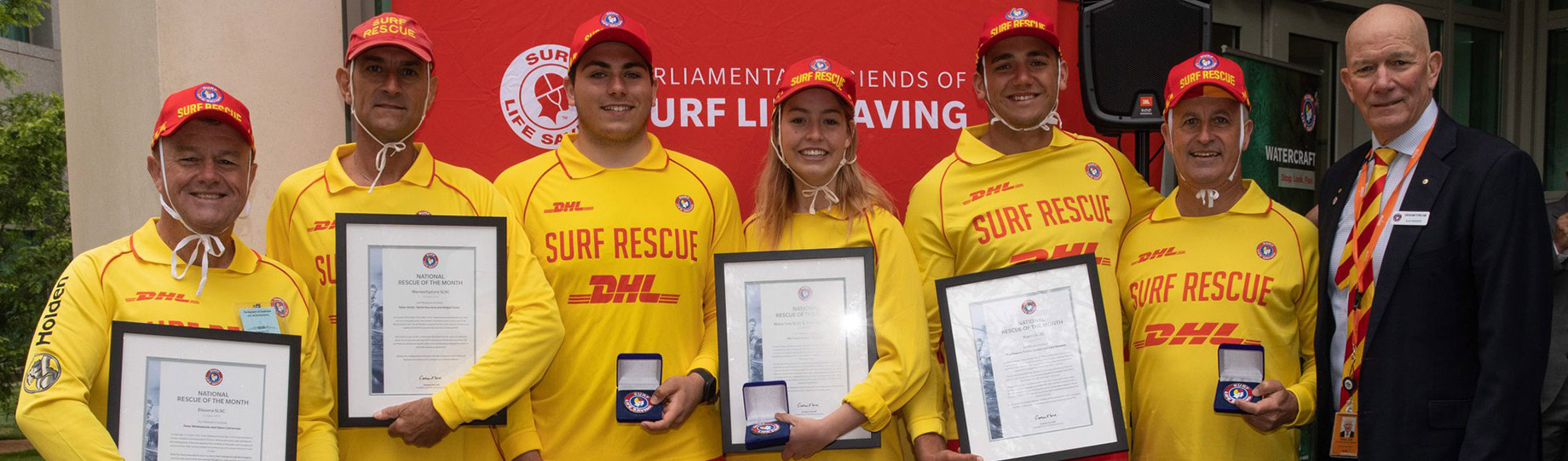 PM Presents National Rescue Award to Surf Lifesavers - Surf Life Saving NSW