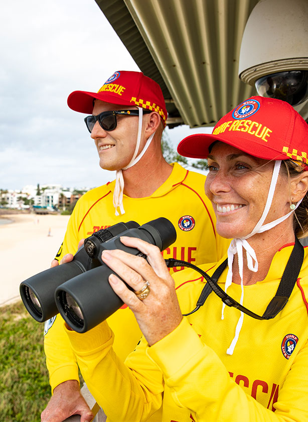 Two lifesavers on patrol