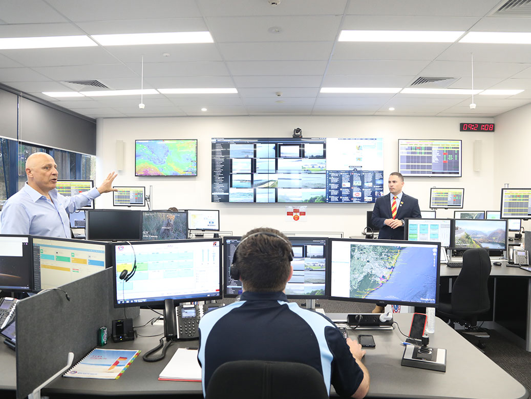 Inside the State Operations Centre