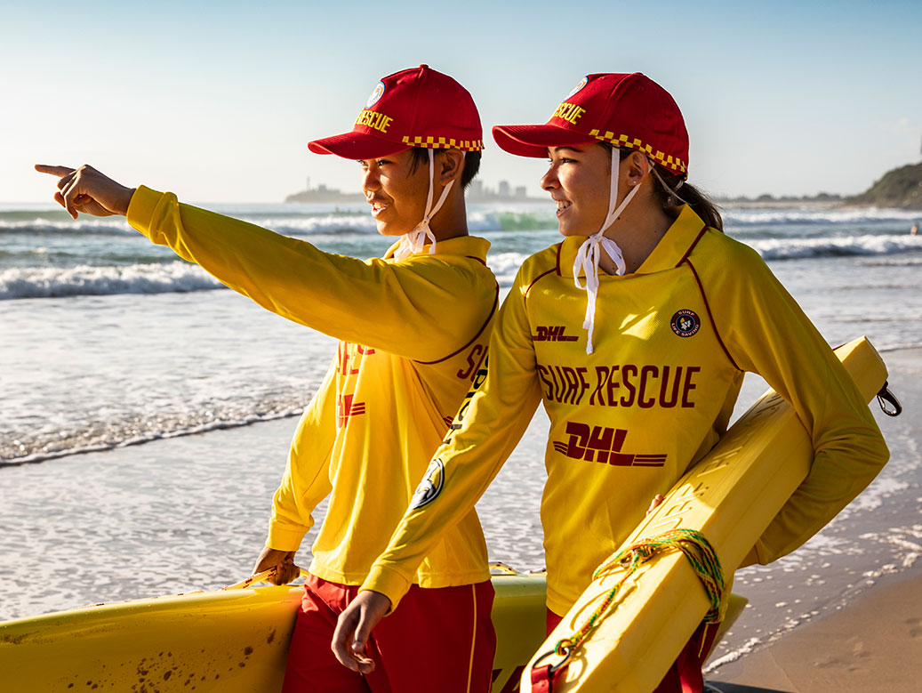 Young lifesavers on patrol