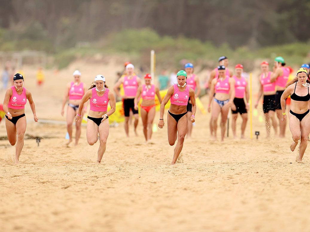 Beach competitors