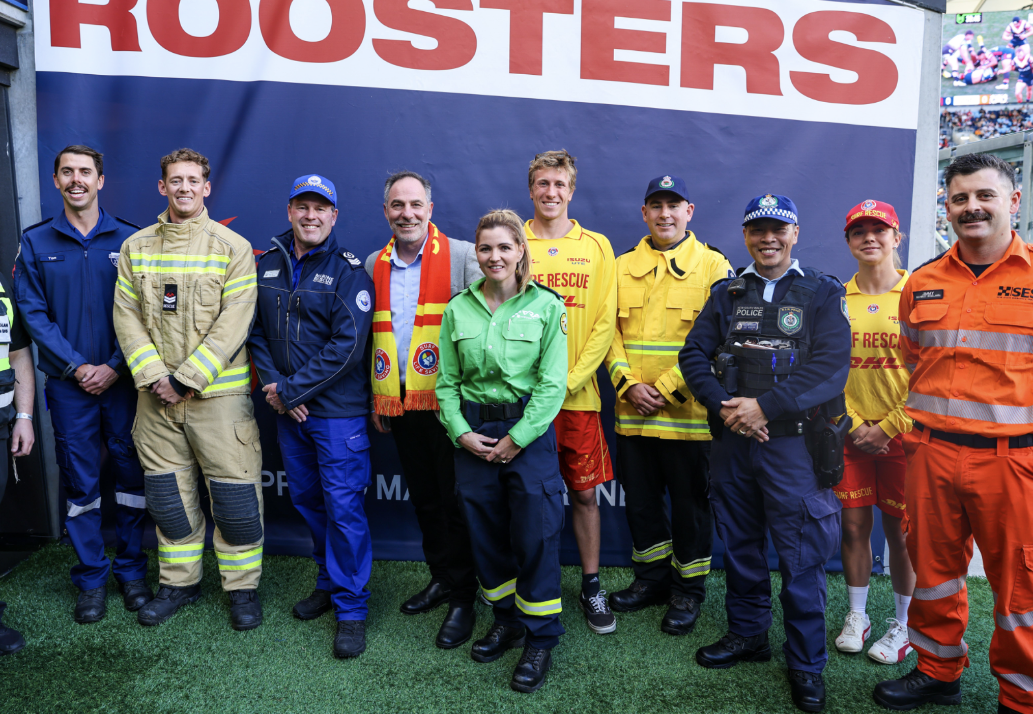 Volunteer Lifesavers Under Spotlight at Emergency Services Match