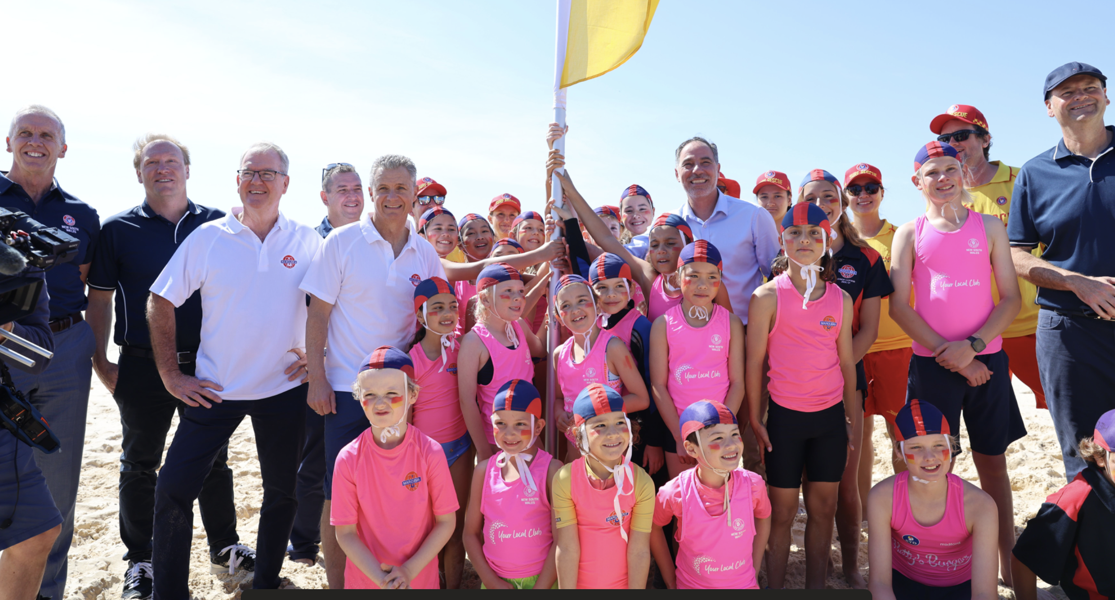 NSW Volunteer Surf Lifesavers Raise Patrol Flags as New Season Starts